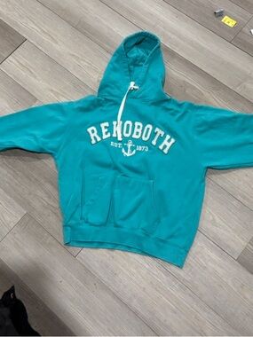 Rehoboth Teal Pullover Hoodie